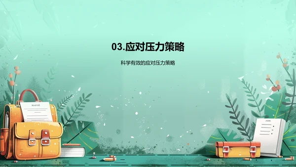 学习压力解析报告PPT模板