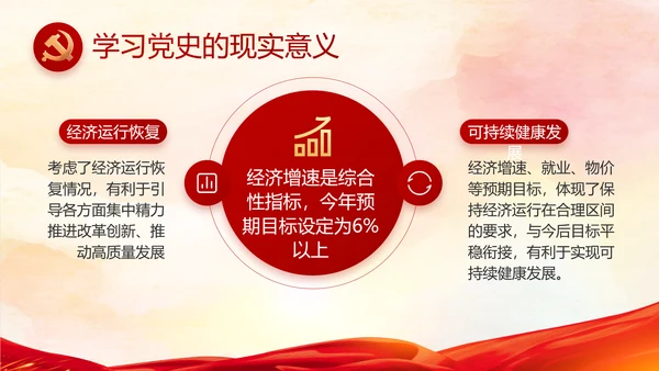 七一讲话党课党史学习教育动态PPT模板