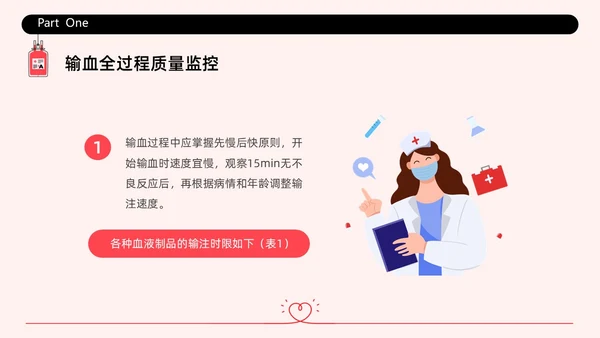 红色简约插画输液不良反应企业培训PPT课件护理不良事件