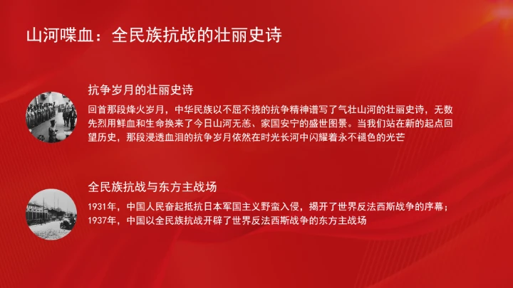 往事回顾致敬抗日战争胜利80周年ppt课件