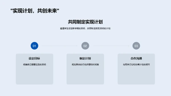 新学期 目标启航