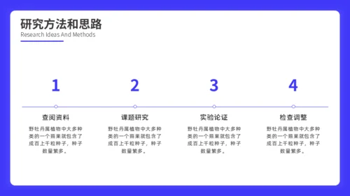 蓝色商务风开题论文答辩通用PPT模板