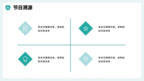 绿色扁平卡通插画风医护人员中国医师节科普PPT模板