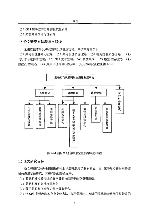 超轻型飞机数码航空摄影测量初步研究-大地测量学与测量工程专业毕业论文