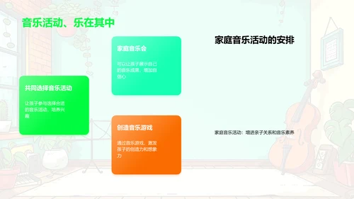 家庭音乐教育实践PPT模板