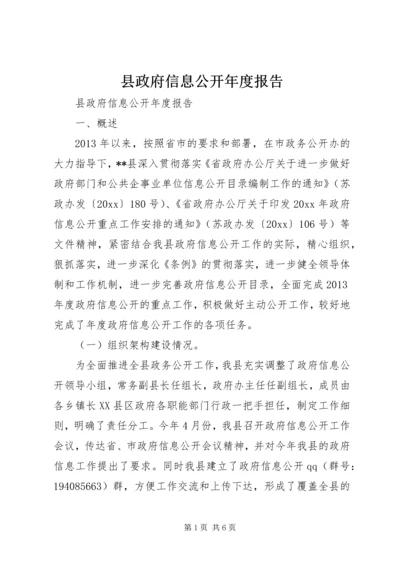 县政府信息公开年度报告 (3).docx