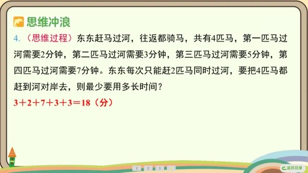 人教版数学四年级上册8.1 沏茶问题课件(共16张PPT)
