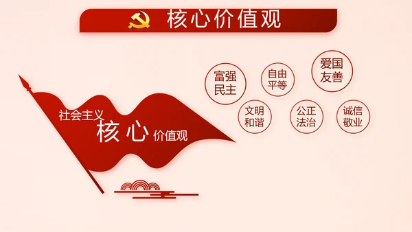 红色十九届五中全会公报学习PPT