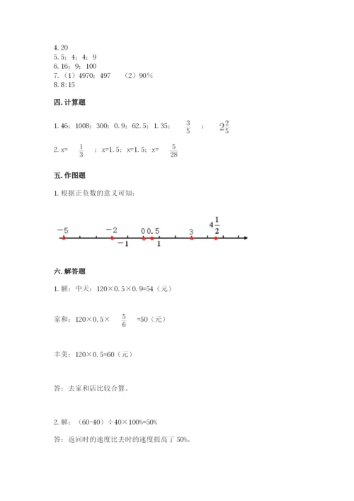 北京版六年级下册期末真题卷附答案【培优】.docx