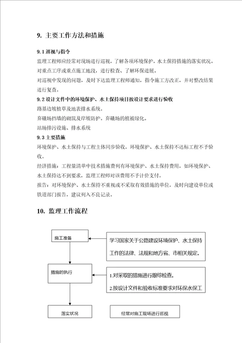 驻地办环保水保监理实施细则