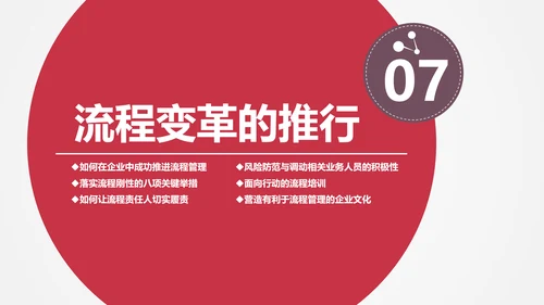 让战略落地的流程管理PPT模板