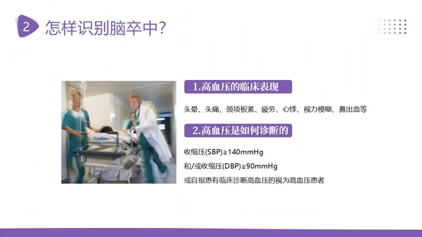 2023年脑卒中预防急救中风预防急救医疗培训PPT课件