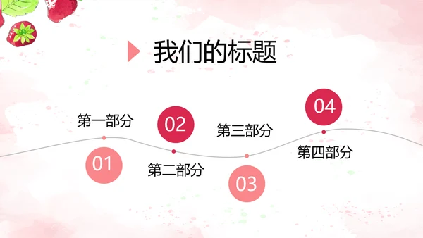 水果草莓营养与健康宣传动态PPT