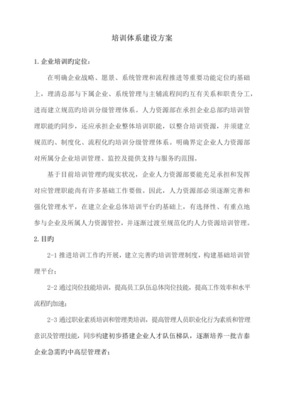 企业培训体系建设方案.docx