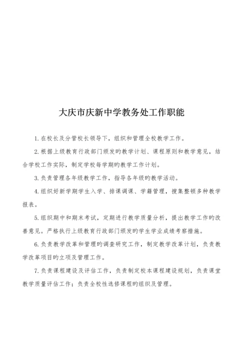 学校各部门岗位职责汇编.docx