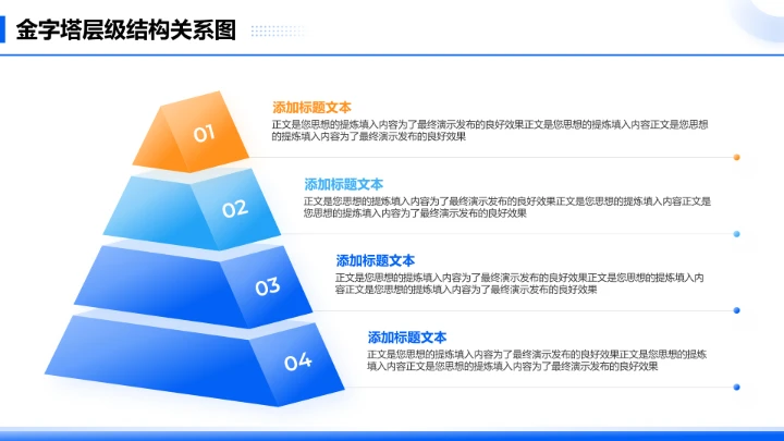 金字塔层级结构关系图