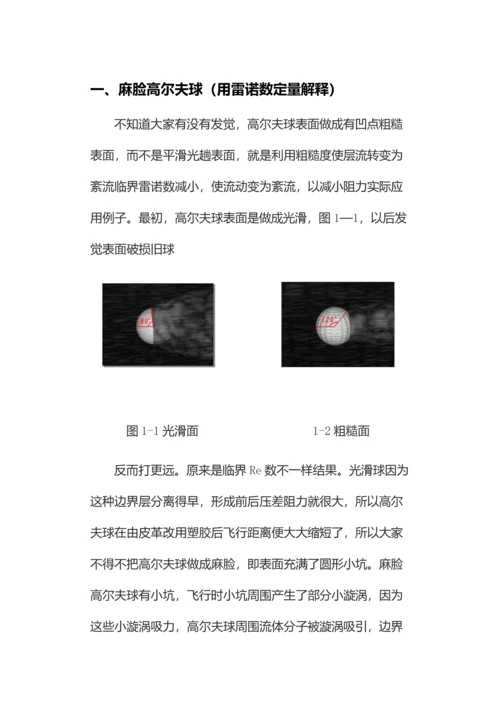 生活中的流体力学知识研究应用报告.docx