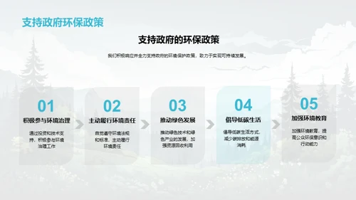 林业驱动：可持续发展与环保