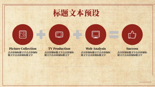 怀旧风格五四青年节通用PPT母版