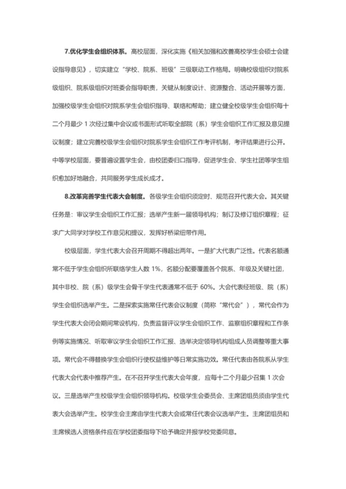 学联学生会组织改革专业方案.docx