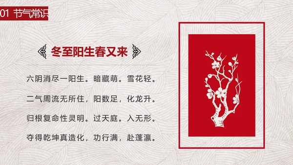 中国风冬至故事吃饺子PPT模板