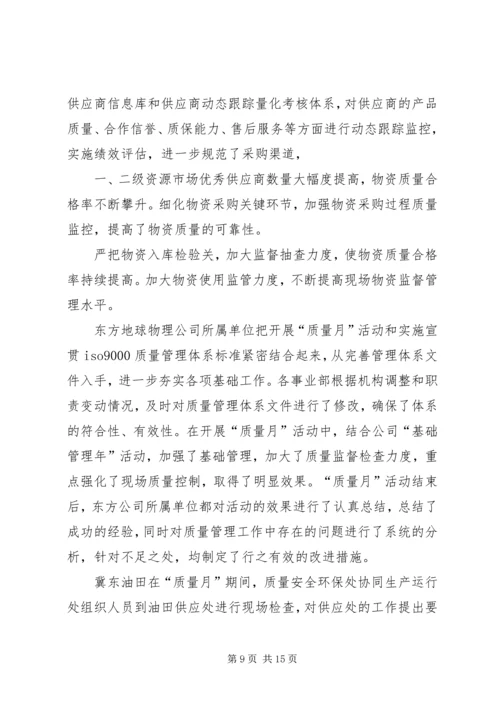 全国质量月的活动总结.docx