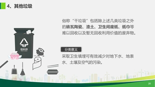 垃圾分类公益宣传讲座PPT课件