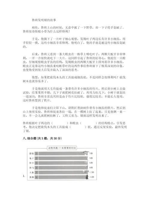 教科版科学三年级下册期末测试卷精品（典优）.docx