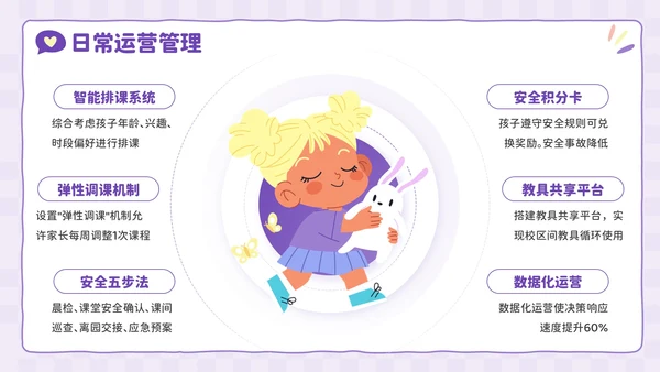 紫色卡通风兴趣点亮未来：暑假兴趣班活动PPT模板
