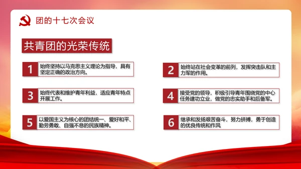 共青团历史党课PPT课件模板