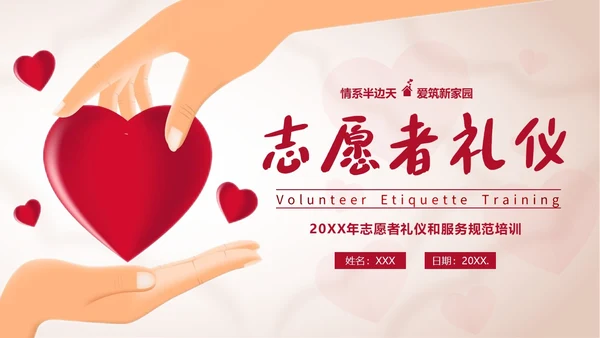 志愿者礼仪志愿者职业规范志愿者培训PPT课件文明礼仪