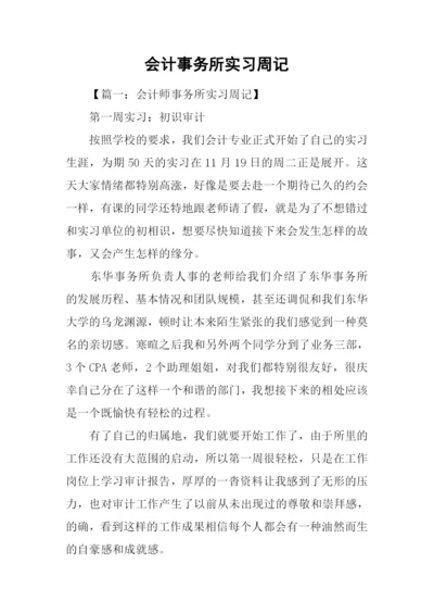 会计事务所实习周记.docx