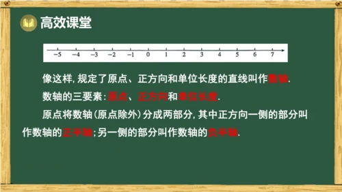 人教版数学（2024）七年级上册1.2.2 数轴课件（共20张PPT）