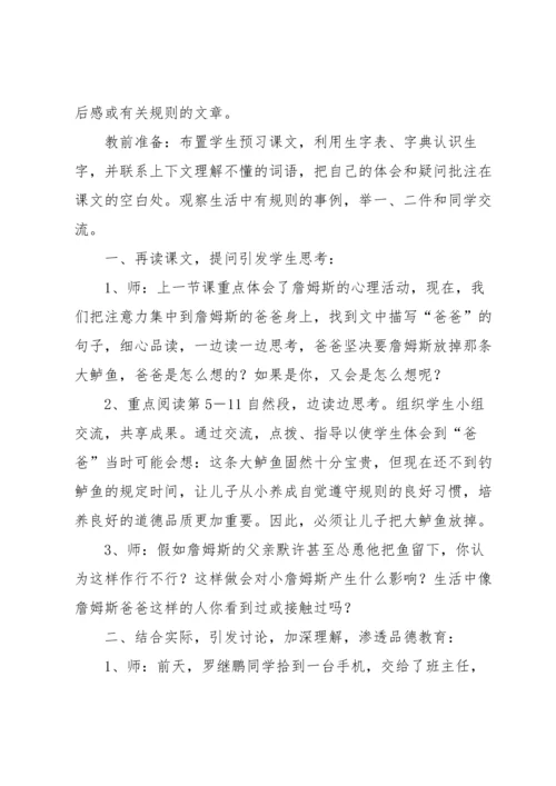 钓鱼的启示教学反思.docx