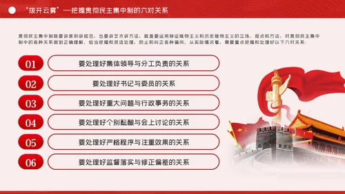 全面提升民主集中制贯彻落实质量党课PPT