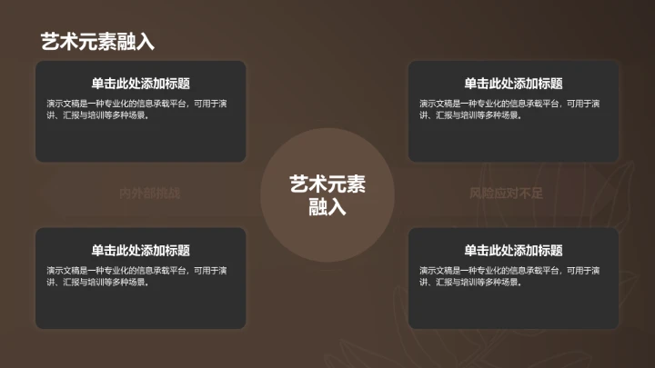 棕色商务风服装时尚通用