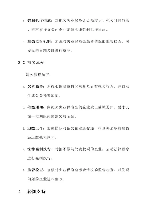 失业保险清欠工作方案