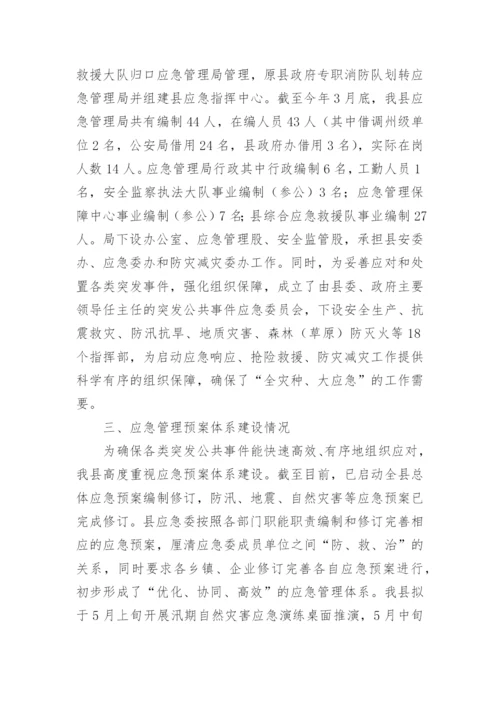 应急管理能力建设情况报告.docx