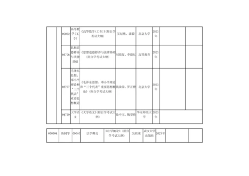 2023年新闻学自考专科教材.docx