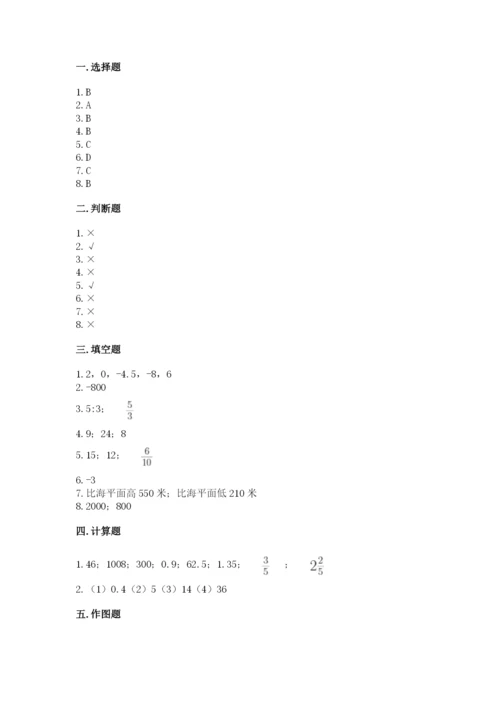 北师大版小学数学六年级下册期末检测试题含完整答案【全国通用】.docx