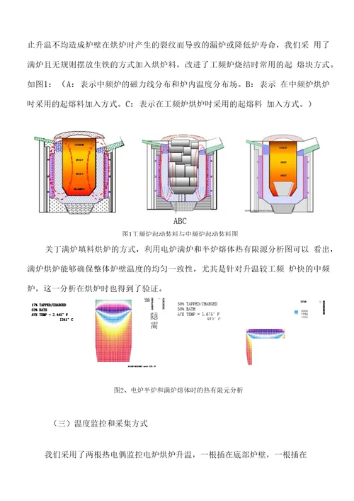 中频炉烘炉烧结技术的探索与应用