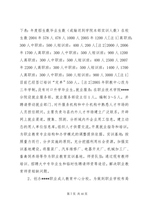 关于加快我县职业教育的对策思考 (2).docx