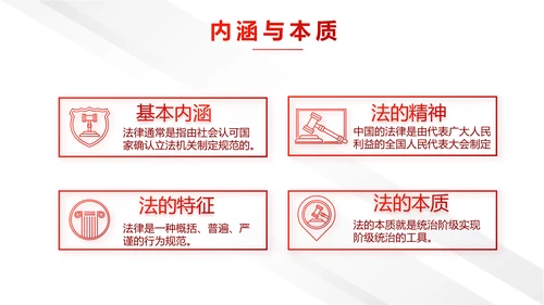中国法制宣传日治国理政国宪法宣传PPT