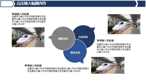 中国高铁简约风工作汇报通用PPT模版
