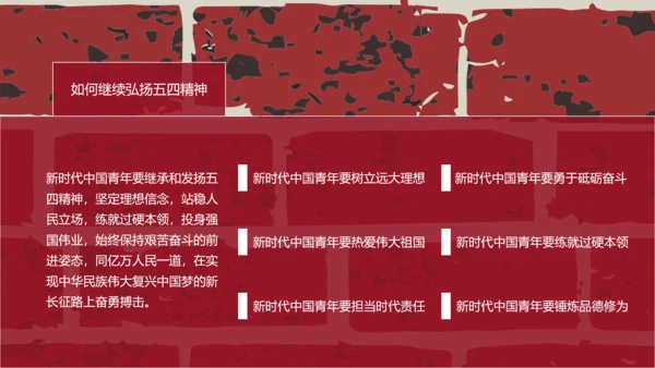 党政风五四青年节教育PPT