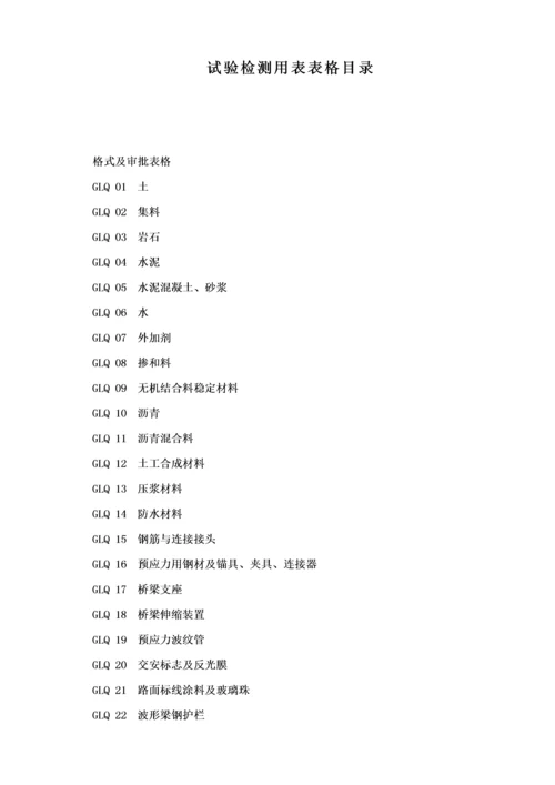 【建筑工程】表格目录.docx