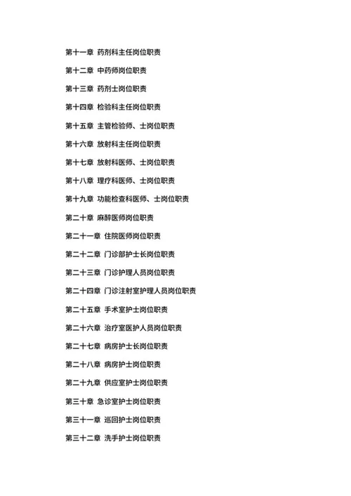 医院规章制度简介word模板