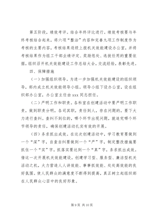 机关效能建设工作计划 (5).docx