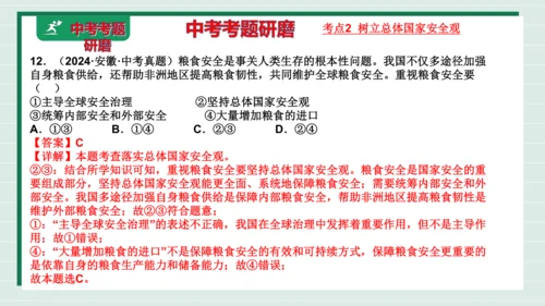 八上道法第四单元维护国家利益复习课件2024  