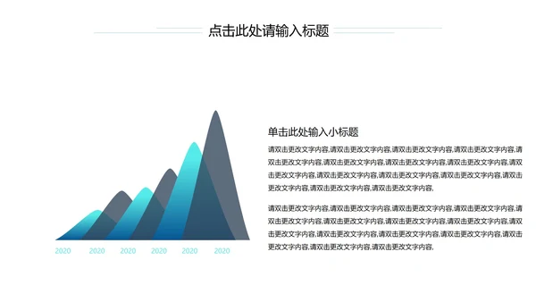 绿色简约风生物大数据分析PPT模板